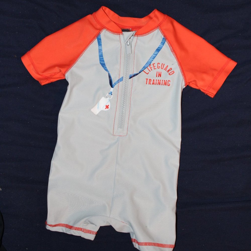 12mo Carter's one piece rashguard